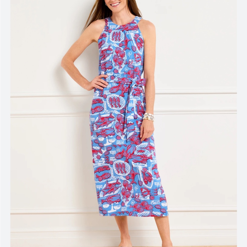 Talbots fish print dress